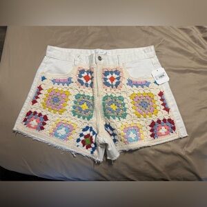 Free people altard state crotchet shorts